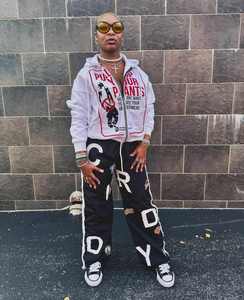 Pantalones con borlas para mujer, pantalones de chándal apilados de calle con lavado ácido, pantalones Cargo acampanados elásticos con flecos sólidos, ropa de otoño para mujer - Product Image 2