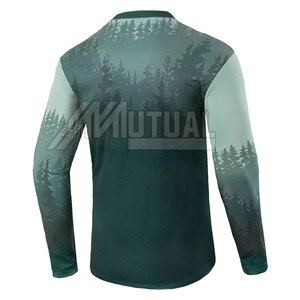 Camiseta de ciclismo reflectante cómoda y transpirable, camiseta de bicicleta estampada para paseos largos para motocicletas y ropa de carreras de automóviles - Product Image 2