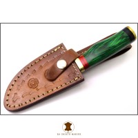 7.5 "Tendance Vente Chaude OEM Pas Cher Bas Prix Fait À La Main Damas Cuisine Utilisation Rat Queue Tang Manche En Bois Couteau