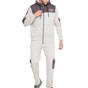 Chándal de lana con contraste de colores de diseño personalizado al por mayor chándal de lana de calidad superior a la venta - Product Image 1