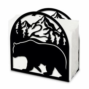 Servilletero Multiusos de Hierro Forjado con Recubrimiento Negro, Estilo Americano, para Decoración de Mesa de Comedor, Hogar y Oficina, Hecho a Mano - Product Image 5