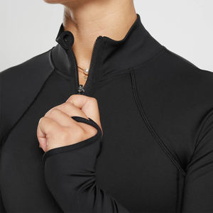 Veste de yoga pour femmes, style haut de gamme, chaude, hiver, séchage rapide, coupe-vent, douce, durable, légère, polaire, respirante - Product Image 4