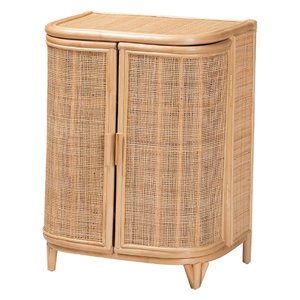 Armoire en rotin naturel de la meilleure qualité, fabriquée à la main, organisateur de rangement durable et écologique pour chambre à coucher élégante, intérieur de maison bien rangé - Product Image 3