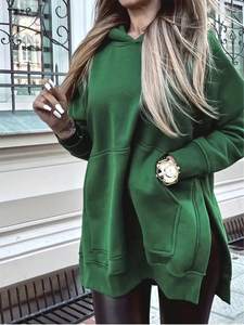 March Expo เสื้อมีฮู้ดผ้าฟลีซซักได้ไซส์ใหญ่และเสื้อสเวตเชิ้ตโอเวอร์ไซส์ - Product Image 6