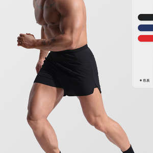 <b>Men</b> Jogging <b>Shorts</b> with Moisture Wicking Mesh Lining Elastic Waistband <b>Lightweight</b> Training <b>Shorts</b> Custom - Product Image 3