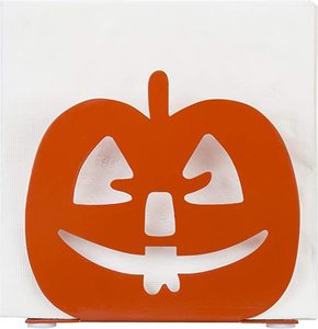 Servilletero de Metal de diseño de calabaza hecho a mano de lujo, servilletero de Metal clásico de Color elegante al por mayor - Product Image 1