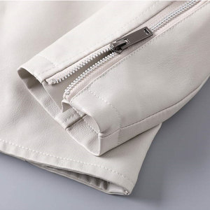 OEM Service Latest Design <b>Light</b> Weight In Stock Hot Sale Leather <b>Jacket</b> - Product Image 5