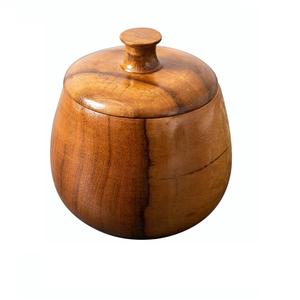 Equipo de servicio fúnebre Cenizas para adultos Urnas de cremación Mango Urnas de cremación de madera para acabado brillante - Product Image 1