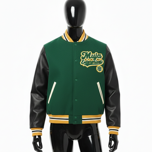 Chaqueta Deportiva Acolchada |   Cuello alto y logotipo frontal |   Resistente al viento y antibacteriano |   Proveedor de Ropa al Por Mayor OEM - Product Image 5