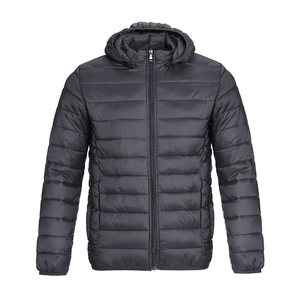 La última chaqueta acolchada impresa OEM personalizada para hombre, chaqueta de invierno con logotipo personalizado para hombre con bolsillo, chaqueta acolchada de burbujas para hombre - Product Image 5