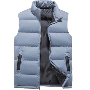 Veste sans manches légère et fine en toile pour homme, style motard, respirante, imperméable, patchwork, pour l'extérieur, l'hiver, vente chaude - Product Image 5