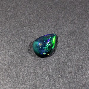 พลอยสีดำธรรมชาติ13X10ลูกแพร์ Cabochon 3.50 CTS 1ชิ้นอัญมณีหลวมสำหรับการทำเครื่องประดับ - Product Image 1