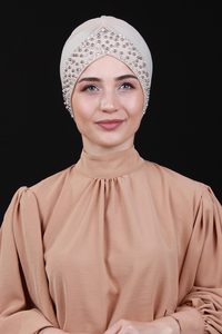 Écharpes hijab pour femmes, vêtements islamiques, Bonnet en pierre à perles, mode islamique, produits turcs, robes modestes, nouvelle collection, - Product Image 4