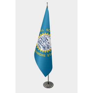 Dakota South Official Indoor <b>Flag</b>-Custom Design Digital Printing 3x5ft Aluminum or Fiberglass <b>Pole</b> Polyester Silk Material - Product Image 1