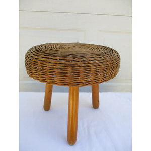 Vietnam Vintage-Inspired Rattan Stool Eco-Friendly Handcrafted Unique Arch Design for Outdoor Hotel <b>Living</b> <b>Room</b> Home <b>Accent</b> - Product Image 4