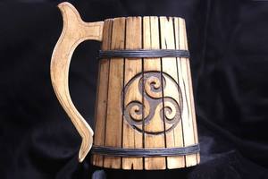 Handcrafted Custom Engraved Luxury Wooden <b>Wine</b> Holder for Beer & <b>Wine</b> Bar <b>Sets</b> for Parties & <b>Gifts</b> - Product Image 4