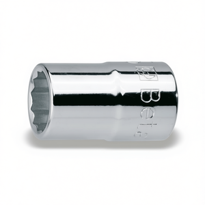 1/2\" Female Square Drive Polygonal Mouth Chrome-Plated <b>Socket</b> Wrenches - Product Image 2