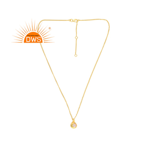 Colgante de Plata de Ley 18k con piedra de luna de arcoíris natural, collar de piedras preciosas, joyería fina - Product Image 1