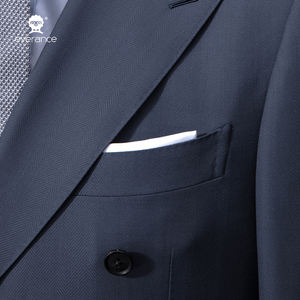 High-End <strong>Men's</strong> Business <strong>Suits</strong> Super 140'S Wool Peaked Collar Double Breasted 6 Buttons Italian Style for <strong>Men's</strong> <strong>Suit</strong>. - Product Image 4