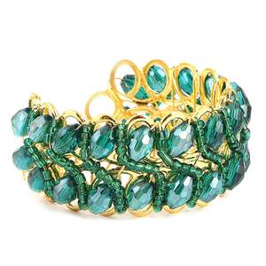 กำไลข้อมือแฟนซีสำหรับเด็กผู้หญิง - สีเขียว - Product Image 2