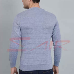 Custom High Quality Men's Sweatshirt Latest Design 100% Cotton Plain Dyed Loose Long Sleeve <b>Crewneck</b> for Winter - Product Image 2