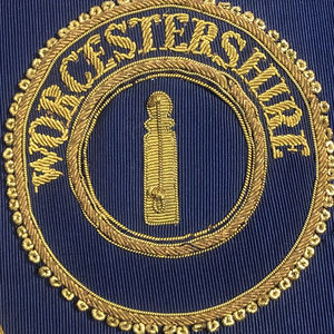 Guanteletes de mano de la mejor calidad, puños bordados con flecos Regalia, regalos, puños artesanales de Metal, masón usado Premium Ronpex - Product Image 3