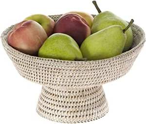 Meilleur choix de bol de service en osier multifonctionnel écologique en jacinthe d'eau stockage fruits décor vaisselle conceptions OEM personnalisées - Product Image 6