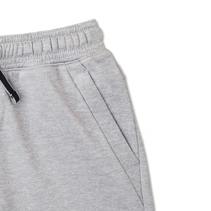 Short de jogging décontracté en coton écologique pour hommes Sweat en polaire biologique avec fermeture à cordon de serrage teint en couleur unie à prix de gros personnalisé - Product Image 3