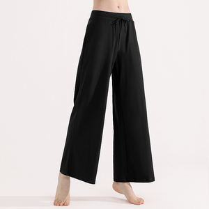 Quick Dry Breathable Solid Color High Waist Stretch Fitness Yoga <b>Flare</b> Pants Women Fitness <b>Leggings</b> - Product Image 5