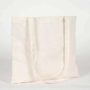 Cotton Shoulder Tote <b>Bag</b> 14 12 (35 30 Cm) Natural Blank Durable Recyclable for Food Advertising Heat Transfer <b>Medium</b> - Product Image 6