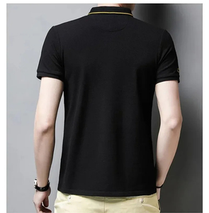 <b>Men's</b> Luxury Short Sleeve for Polo <b>Shirts</b> Embroidered and Printed Breathable Lightweight Knitted <b>T</b>-<b>Shirt</b> Casual Lapel Design - Product Image 4