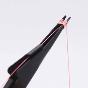 Herramienta para atar nudos de pesca con mosca, acero inoxidable negro para anzuelos, señuelos y líneas - Product Image 4