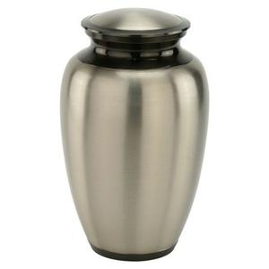 Urnes de crémation pour adultes en laiton de haute qualité avec étain et urnes funéraires en métal fini de couleur noire pour les cendres humaines - Product Image 1