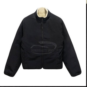 Chất Lượng Cao Áo Giản Dị Biểu Tượng Tùy Chỉnh Người Đàn Ông Lông Cừu Mùa Đông Quý Zip Sherpa Áo Thun Người Đàn Ông 100% Lông Cừu Hooded - Product Image 4