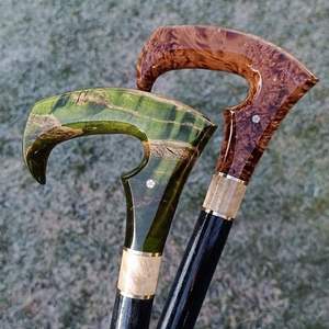 100% Natural <b>Wood</b> Handmade Modern Senior Walking Cane <b>Stick</b> Polished Designer <b>Stick</b> for Men and Women on Sale! - Product Image 1