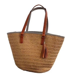 Premium Quality <b>Straw</b> <b>Bag</b>-<b>straw</b> Shopper Shoulder <b>Bag</b>-beach Beach <b>Bags</b> Direct From Indian Supplier - Product Image 1