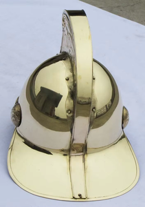 Casco de Bombero de Latón de la Época Victoriana, Auténtico, de la Brigada de Bomberos Británica, de Calvin Handicrafts - Product Image 4