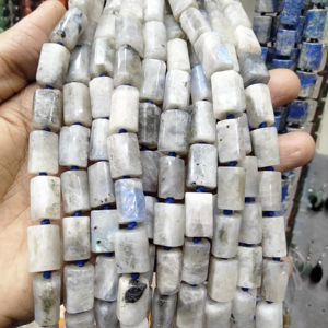 Natural Gemstone Labradorite <b>Pipe</b> Bead Strand Agate Beads Wholesale Polished Bead Strand Buy Online From Amayra Crystals Exports - Product Image 2