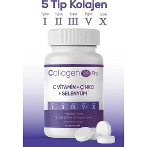 Collagene Life Pro 5 tipo collagene 500 mg 90 compresse - Product Image 1