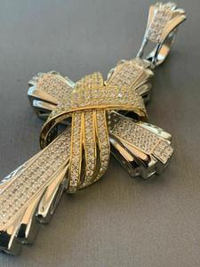 Collar con colgante de guante de boxeo dorado/plateado para hombres y mujeres, joyería - Product Image 2