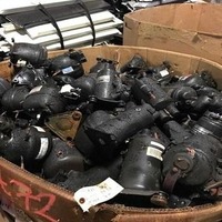 Compresseur de climatisation automobile électronique de qualité HMS, hautement recyclé, provenant de France, avec une forte teneur en cuivre et en aluminium