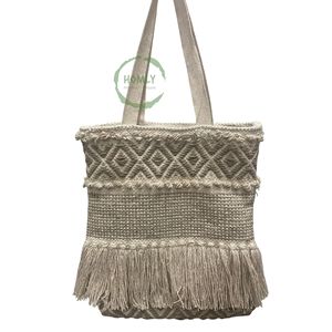 กระเป๋าผ้าทอมือทำจากผ้าฝ้ายธรรมชาติออกแบบได้ตามต้องการจากอินเดีย - Product Image 1