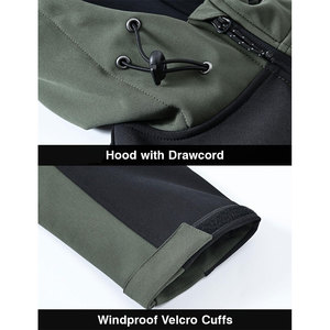 Nueva llegada al por mayor chaquetas Softshell mejor calidad hombres a prueba de viento hombres ropa chaqueta Softshell - Product Image 6