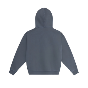เสื้อฮู้ดซิปแบบสวมหัวทรงปกติ ผ้าฟลีซหนานุ่ม น้ำหนัก 400 กรัม สไตล์สตรีทแวร์ ลุคย้อนยุค ล้างสีแบบแอซิดวอช  แบบดิจิตอล พิมพ์ลายได้ตามสั่ง - Product Image 3