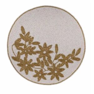 Nouvel arrivage de plaques de verre géométriques faites à la main pour décor de table à manger tapis de table perlé pour napperon et coussinets - Product Image 5