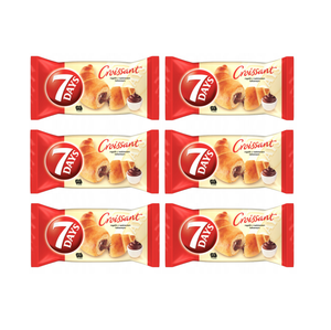 Cruasanes al por mayor sabor cacao-vainilla, caja de 10x60g, elaborados con harina de trigo enriquecida y grasa vegetal - Product Image 3