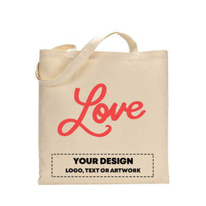 Bolsa de Mano para el Día de San Valentín - Bolsa de Algodón 'Fall in Love' - Product Image 2