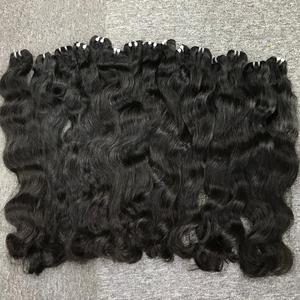 Onda natural de la mejor calidad en cabello de trama, extensiones de cabello crudo al por mayor, de cabello humano crudo - Product Image 4