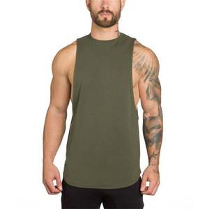 Camiseta Deportiva de Tirantes para Hombre, Ajustada, sin Mangas, de Algodón y Fibra de Bambú, Antibacteriana, de Secado Rápido, Transpirable, Diseño Personalizado - Product Image 5