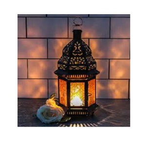 Luxury Hotels Tabletop Decoration Gold Finished Metal <b>Candle</b> <b>Holder</b> and <b>Lanterns</b> for Room Searchlights and Hotels - Product Image 6